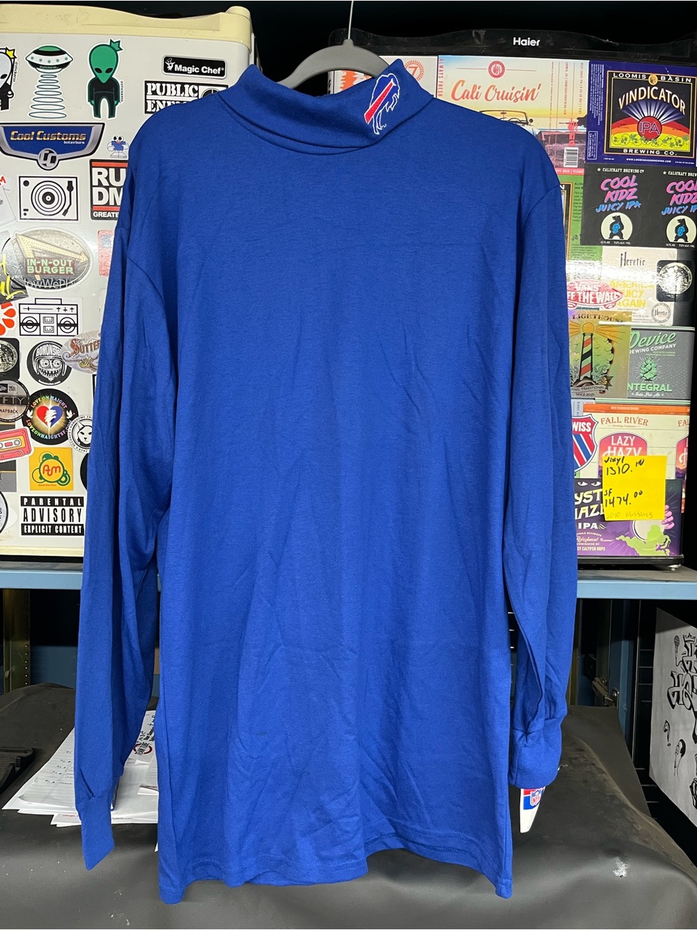 Vintage 90s Buffalo Bills Majestic Long Sleeve Turtleneck Shirt